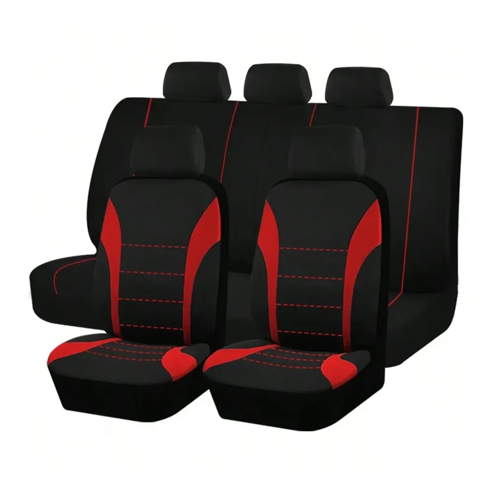 

Womens Fabric Car Seat Cover Set, Suitable For Airbag, Seat Cushion Protector, AntiFouling Stylish, Brand New Design