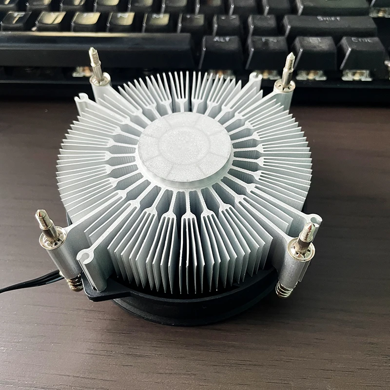 CPU Air Cooler 4PIN PWM/3PIN PC Processors CPU Cooler Aluminium Radiator for Intel 1150/1151/1155/1156 Ventilador