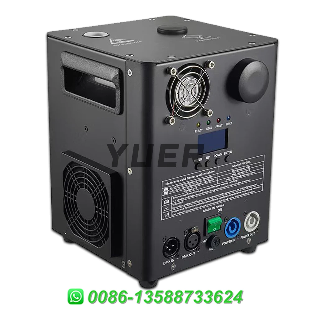 New 750W Electronic Cold Spark Machine With Remote Control DMX512 600W/700W Firework Machine Dj Disco Wedding Show Stage Effect