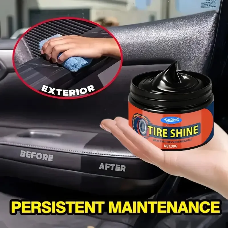 Automotive Repair Kit, Plastic Parts Update Paste, Interior Gloss Wax, Black Vehicle Yellowing, Nanocrystalline Coating