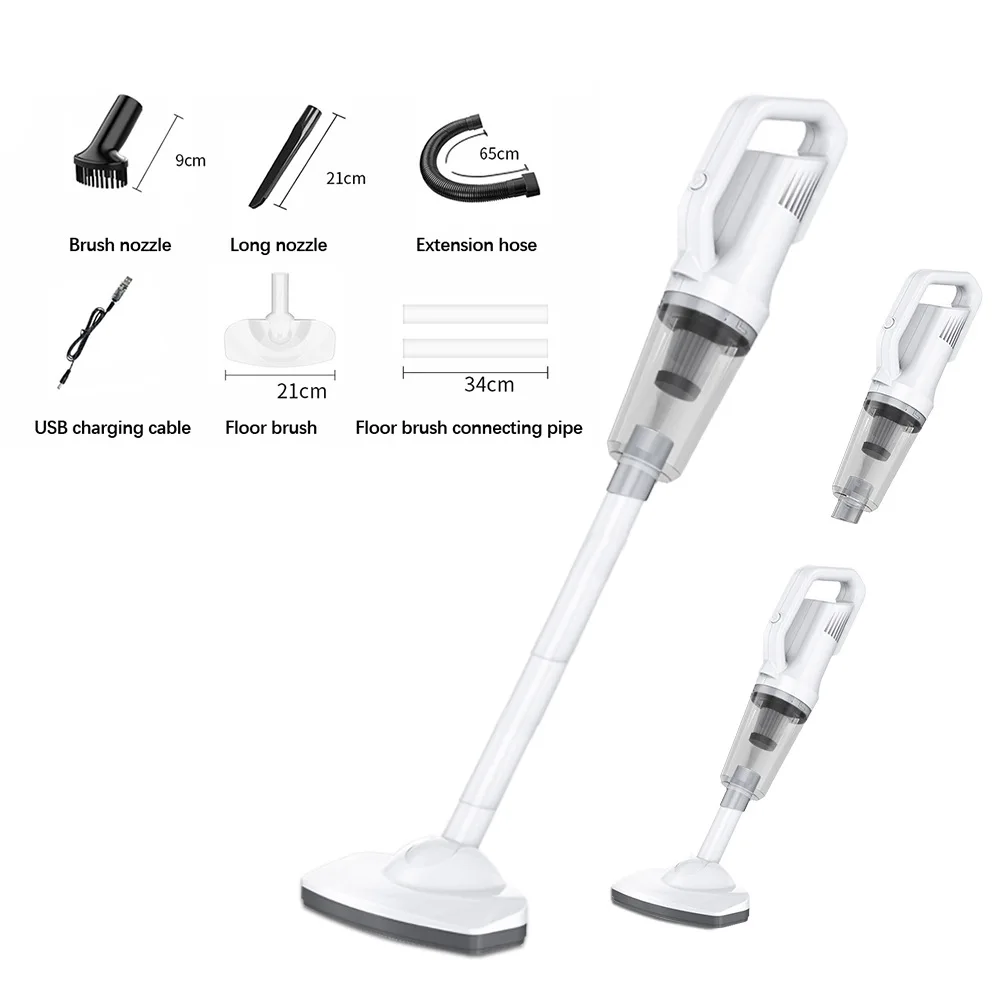 Wireless Car Home Vacuum Cleaner Household Small Dual-use High-power Handheld Vacuum Cleaner Powerful Car Vacuum Cleaner