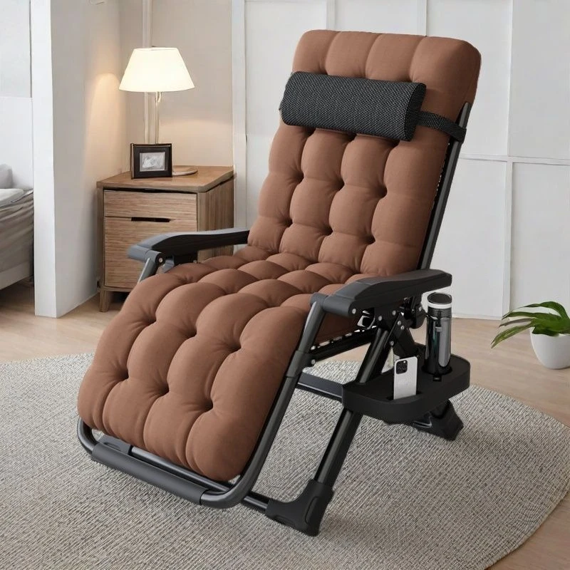 Wholesale Adult Folding Leisure Chair Rocking Lounge Chair for Balcony for Lunch Break Elderly Sun Loungers