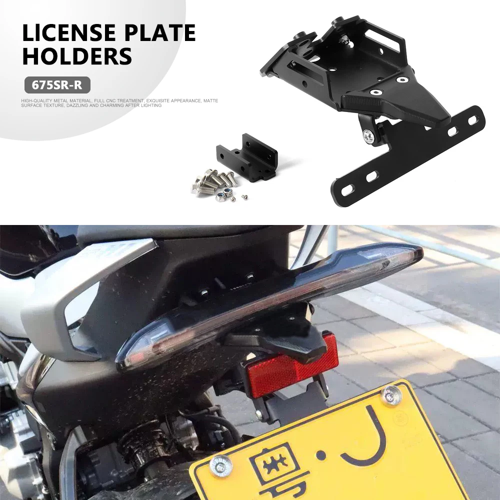 New Accessories For CFMOTO 675SR-R 675SR R 675 SR-R 675sr-r Motorcycle Black Tail Tidy License Plate Holder