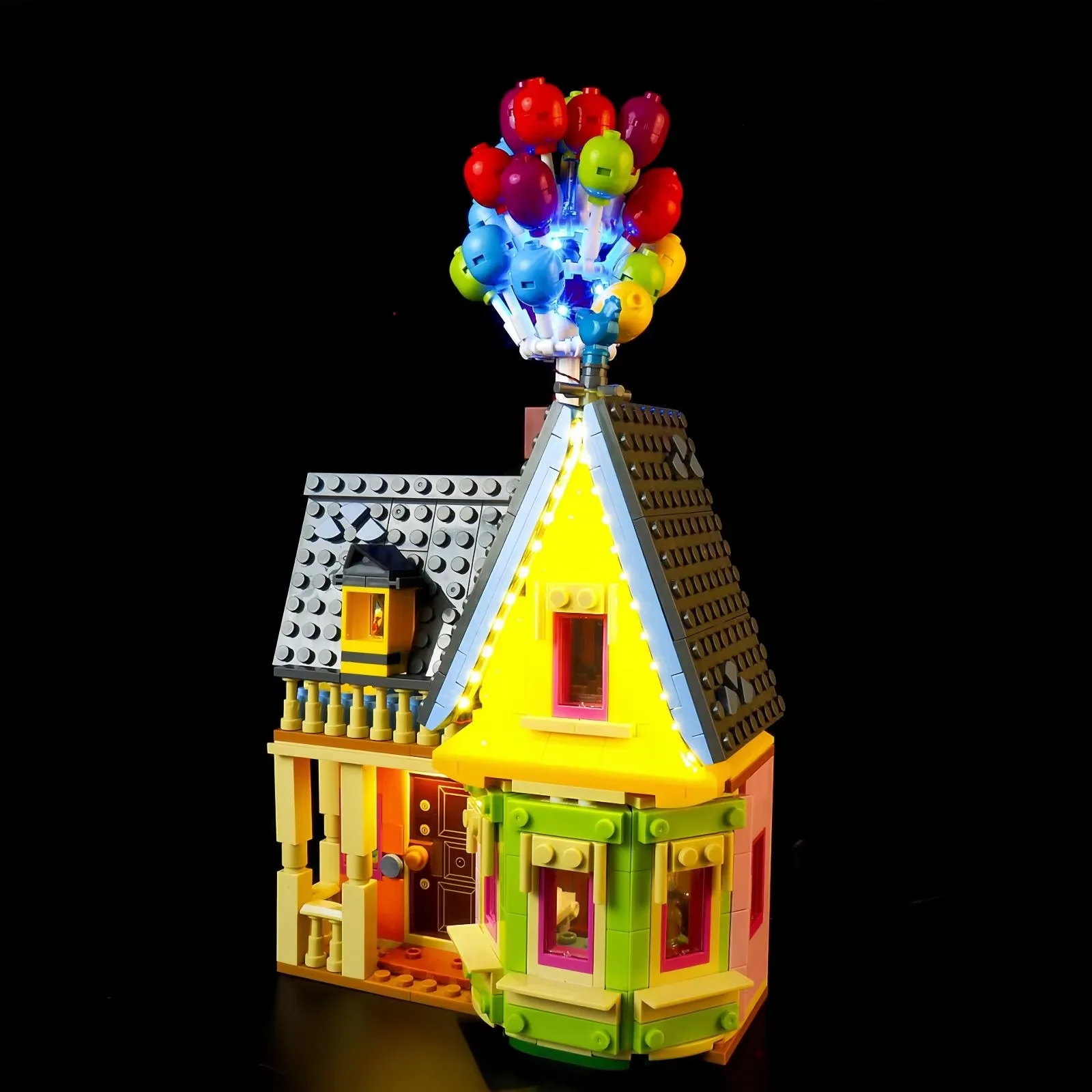 MAXCXT LED Light For LEGO 43217 City Expert Flying Balloon Up House DIY Decorative Lamp Not Include Lego Building Blocks