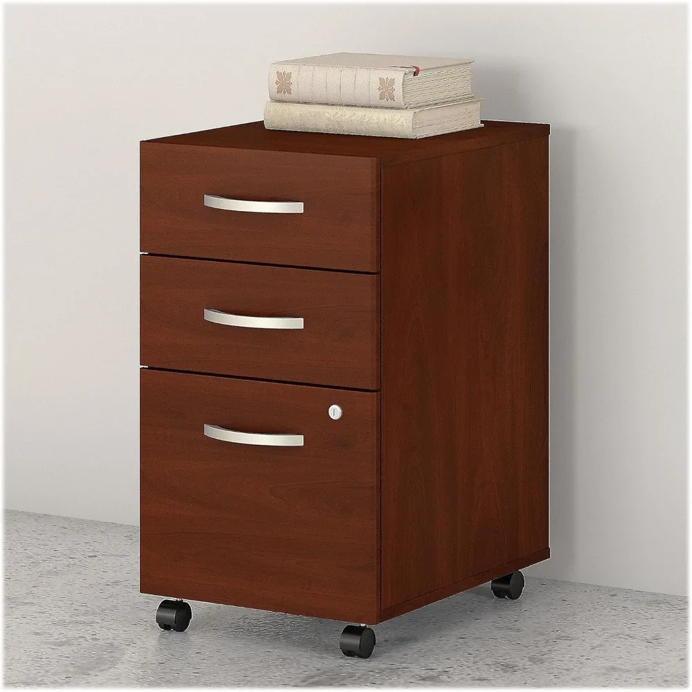 Furniture BSH24463235 Studio C 3-Drawer Mobile File Cabinet, Letter/Legal, Hansen Cherry, 20.16-Inch