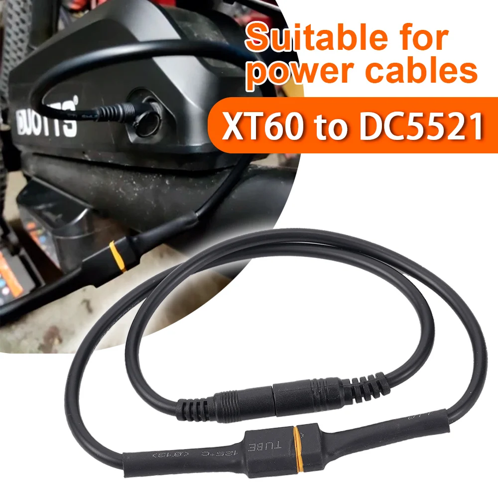 Linia połączeniowa słoneczna XT60 złącze męskie/żeńskie do DC5521 18AWG Adapter kabla zasilającego do kabli adapterowych do ładowania akumulatora