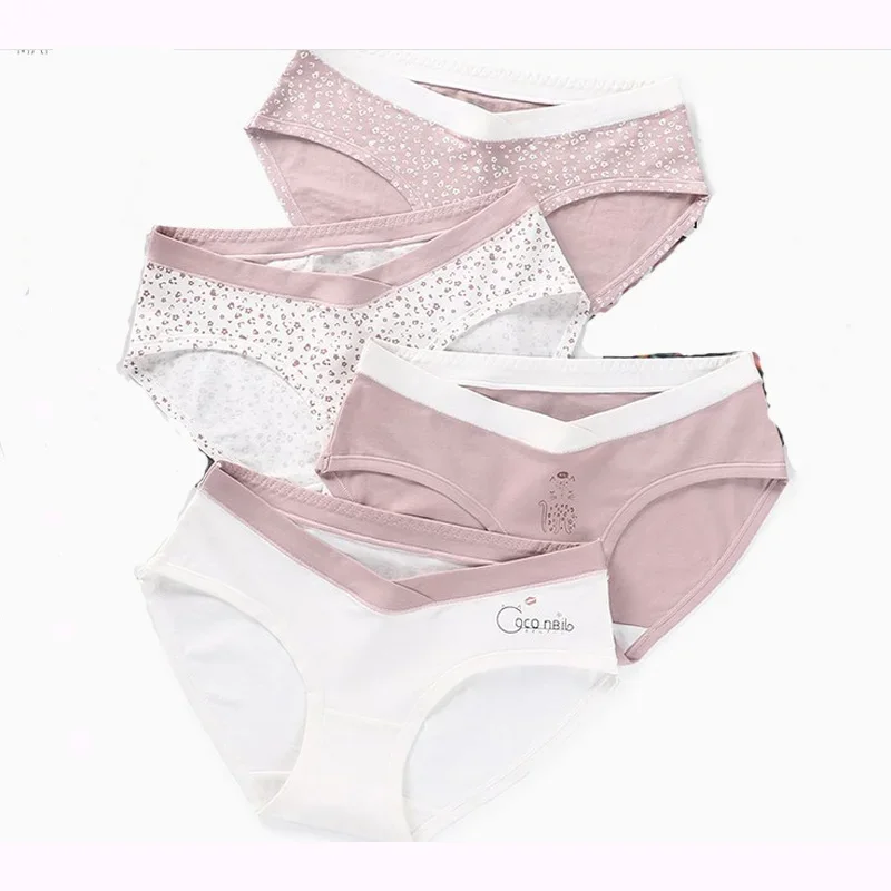 

New arrived low waist 92% cotton 1-10 month Pregnant women underwear panties briefs spring summer L-XXL high quality 4pc/lot