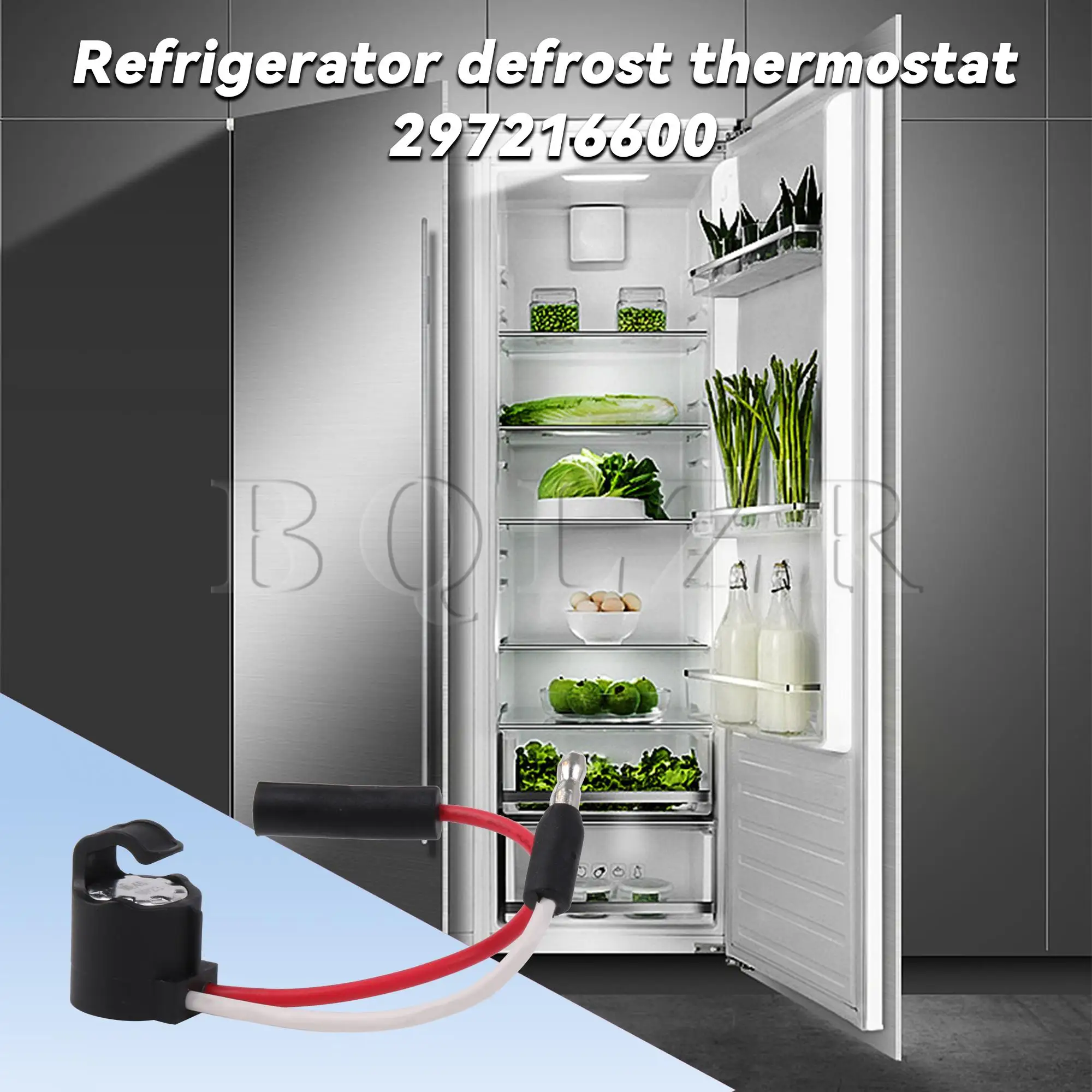 BQLZR 218969901 Freezer Defrost Thermostat for 218969902 5304404743 5404404743