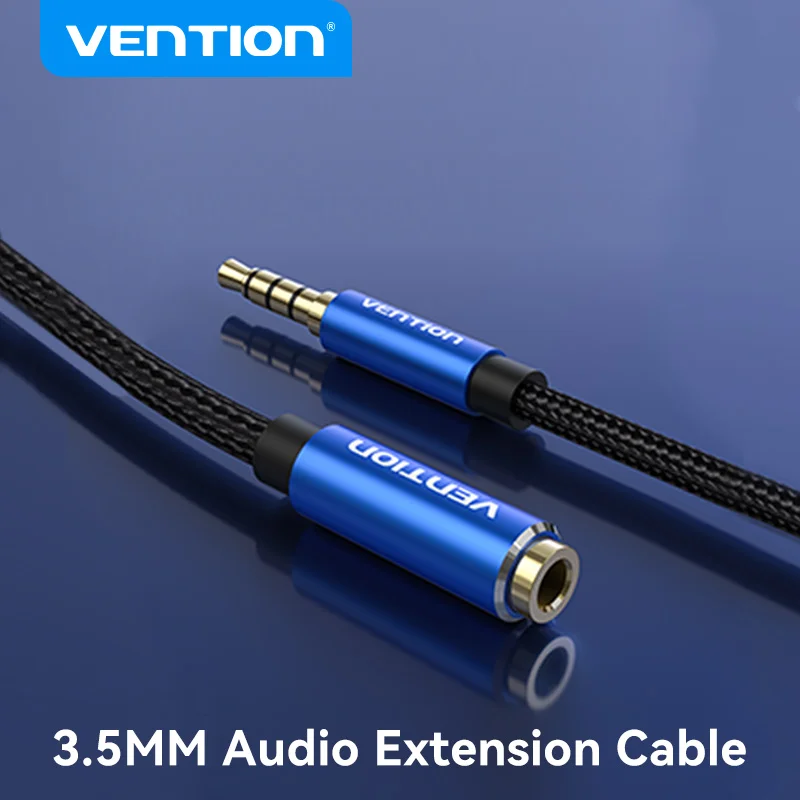 Ventie Jack 3.5 Mm Aux Verlengkabel Voor Auto Laptop Mini Pc Tv Xiaomi Huawei Stereo 3.5 Mm Audio Jack hoofdtelefoon Speaker Kabel