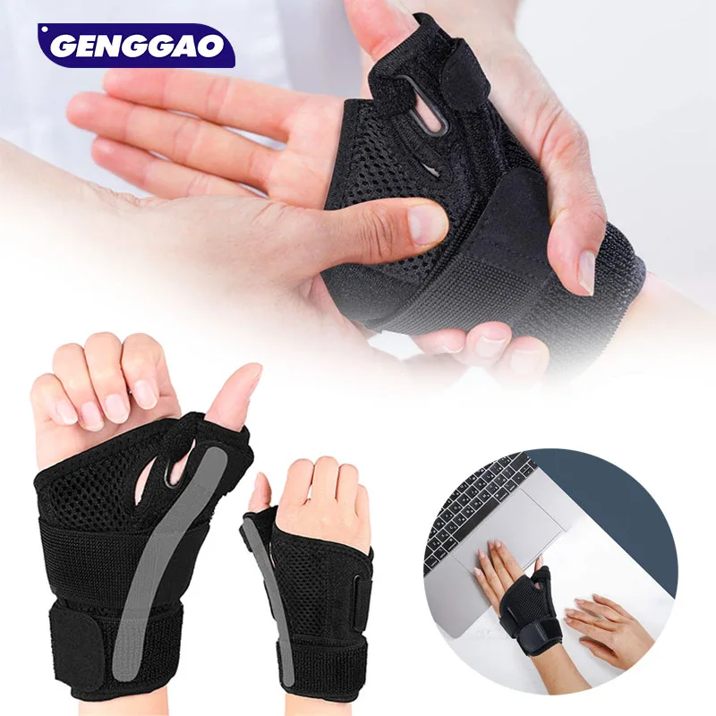 1Pcs Adjustable Movement Recovery Thumb Two-Way Support Wrist Guard,Thumb Stabilizer Wrist Guard For Men and Women