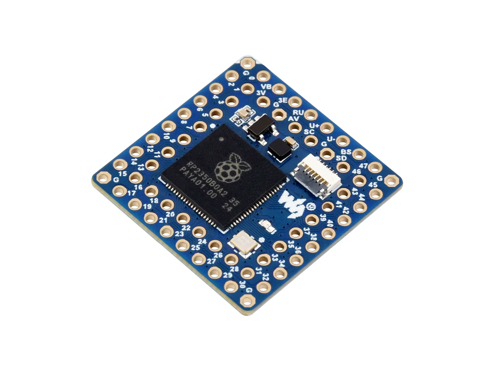 Waveshare Core2350B Core Board RP2350B Microcontroller Chip Options For 0MB  2MB 8MB PSRAM