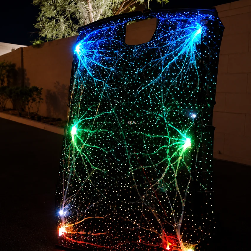 Dunile Luxury Fiber Optic Car Starlight Headliner Light with APP Shooting  Dream Color Chasing Flowing Twinkle