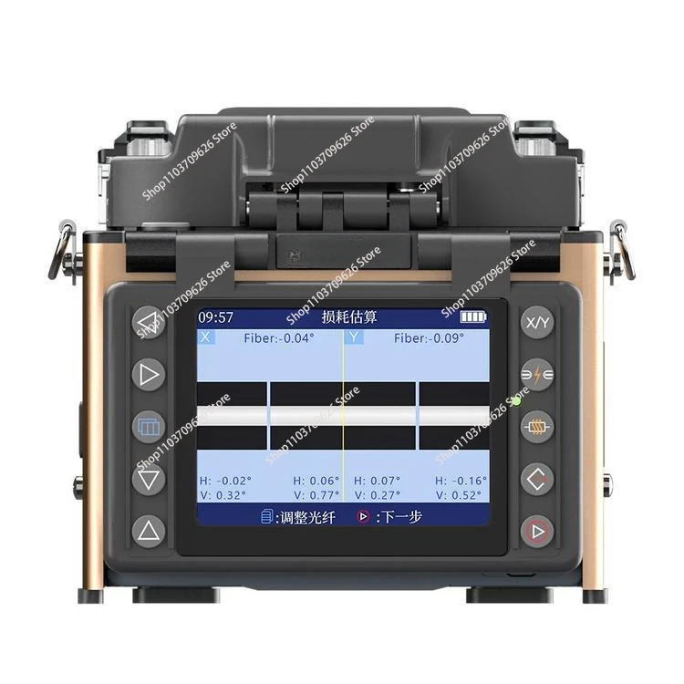 KL-500 Fiber Optic Fusion Splicer 4 Motors Optical Core Welder Splicing Machine VFL OPM Tool Kits