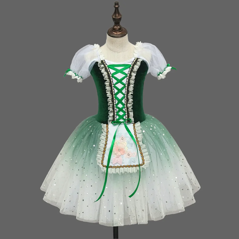 

Children's ballet skirt girls' dance dress ballet dancer costumes campus dance programs stage collective performance costumes