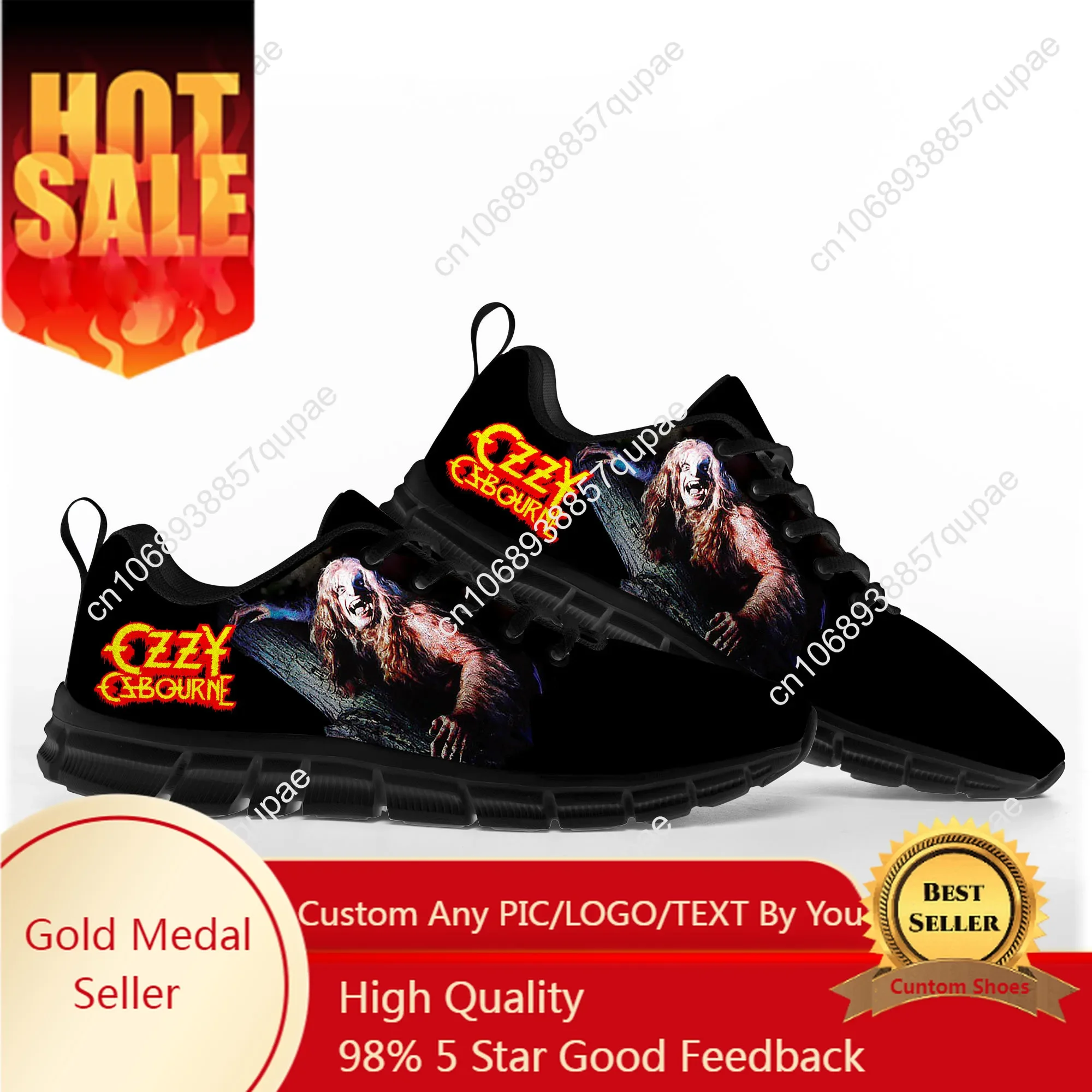 

Ozzy Metal Rock Singer Osbourne Sports Shoes Mens Womens Teenager Kids Children Sneakers Casual Custom High Quality Couple Shoes