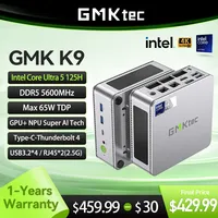 GMKtec-Mini PC GBrosK9, Intel Core Ultra 5, 125H, NUCBOX System Window, 11Pro, PCle SEN4.0 * 4, DDR5, 5600MHz Mini Gaming Pc