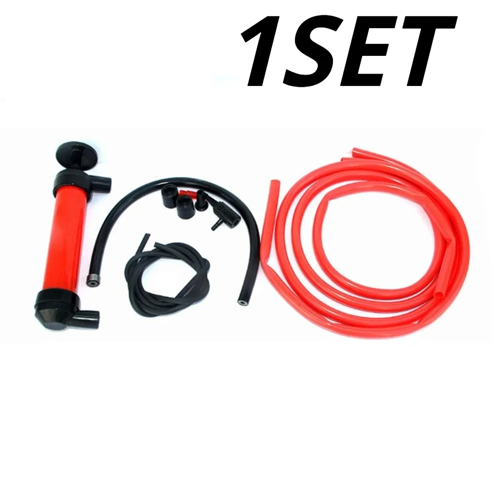 1SET for Multifunctional Vehicle Manual Oil Pumping Pipe Oil Pump Oil Suction Changer Emergency Pumping Unit