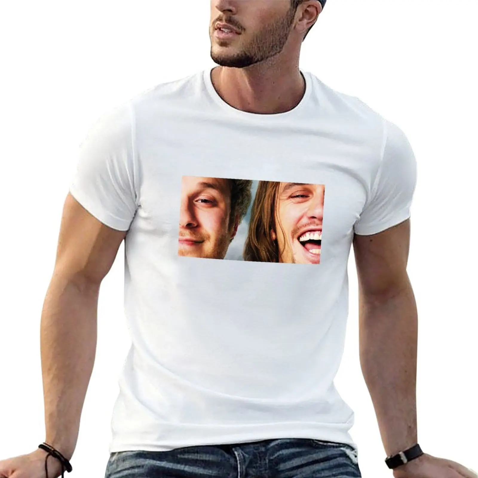 

seth rogen and james franco T-Shirt man t shirt graphic cotton t shirts man 100% t shirts designer T-shirt