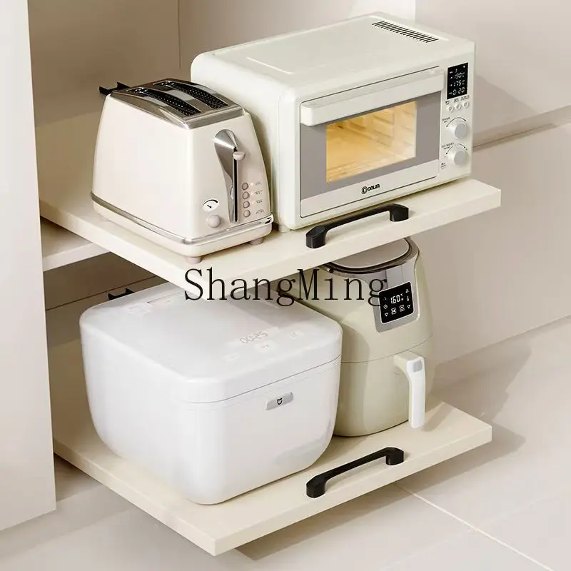 

PYH pull-out rack new multi-function sink cabinet pull basket seasoning dishes cup super deep storage box tray