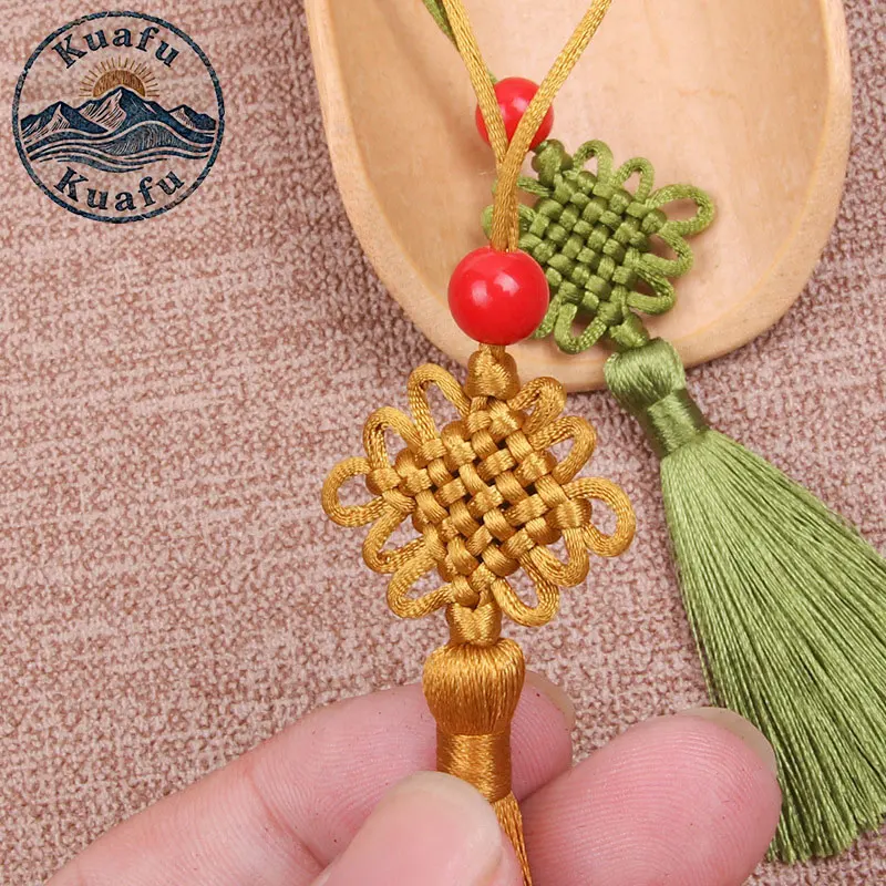 5/10/20 Stück 5CM Quasten Chinesische Knoten Seidenquaste Mini-Perlenanhänger Fransen für Vorhänge DIY Basteln Schmuckherstellung Dekoration – Detail 5