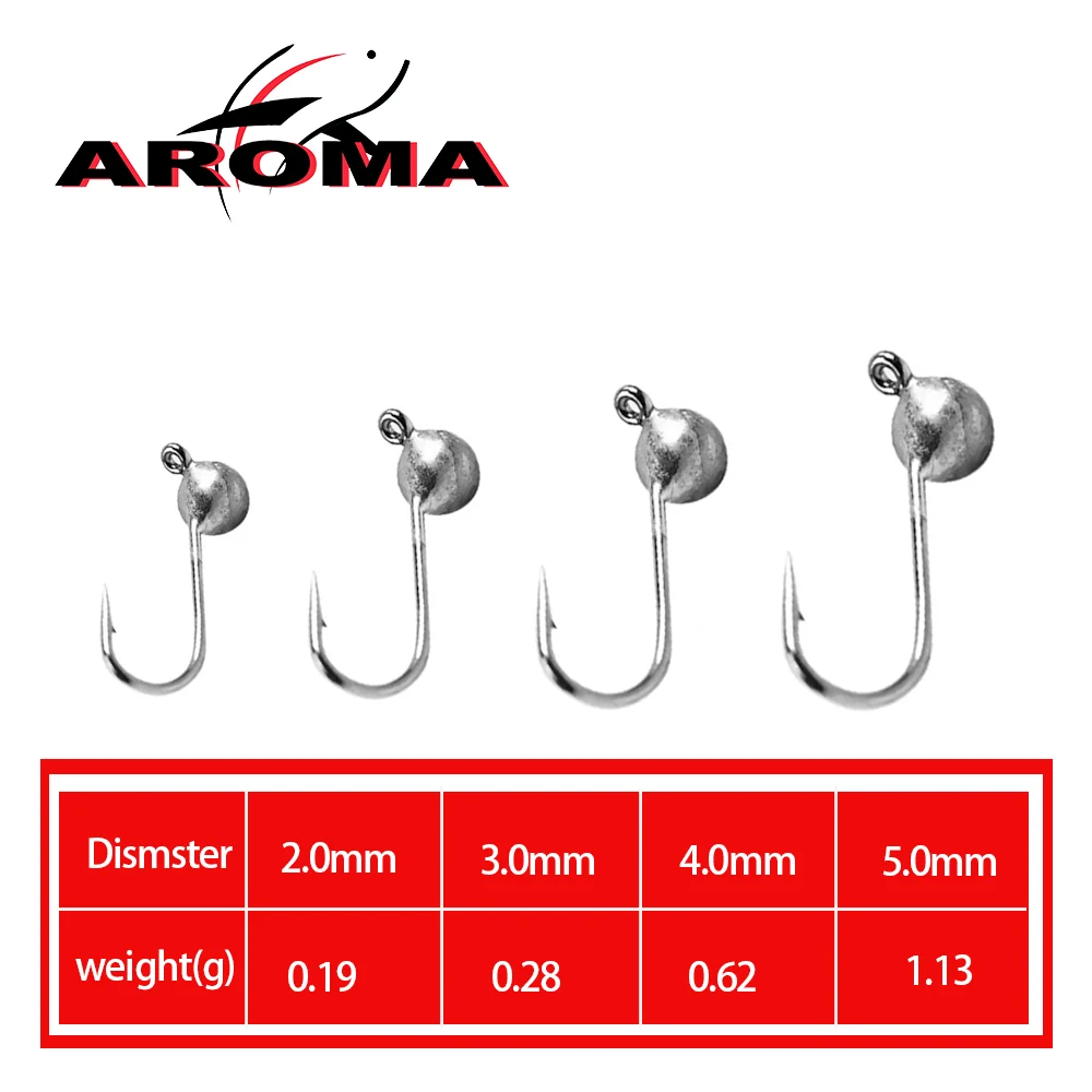 

Tungsten Ice Jig Head Hook 2.5mm/3mm/4mm/5mm Deep Water Soft Lure Tungsten Ice Fishing Hayabusa Hook