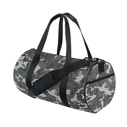 Saco de ginástica de impressão de camuflagem para homens e mulheres, saco de treinamento fitness, mochila de viagem ao ar livre, bolsa de esportes para ioga, 2024