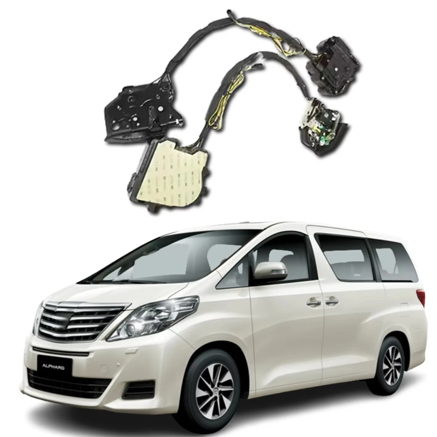 

Эксклюзивная продукция для Toyota ALPHARD VELLFIRE, вакуумный замок для передней двери, мягкое закрытие, электрическая всасывающая дверь