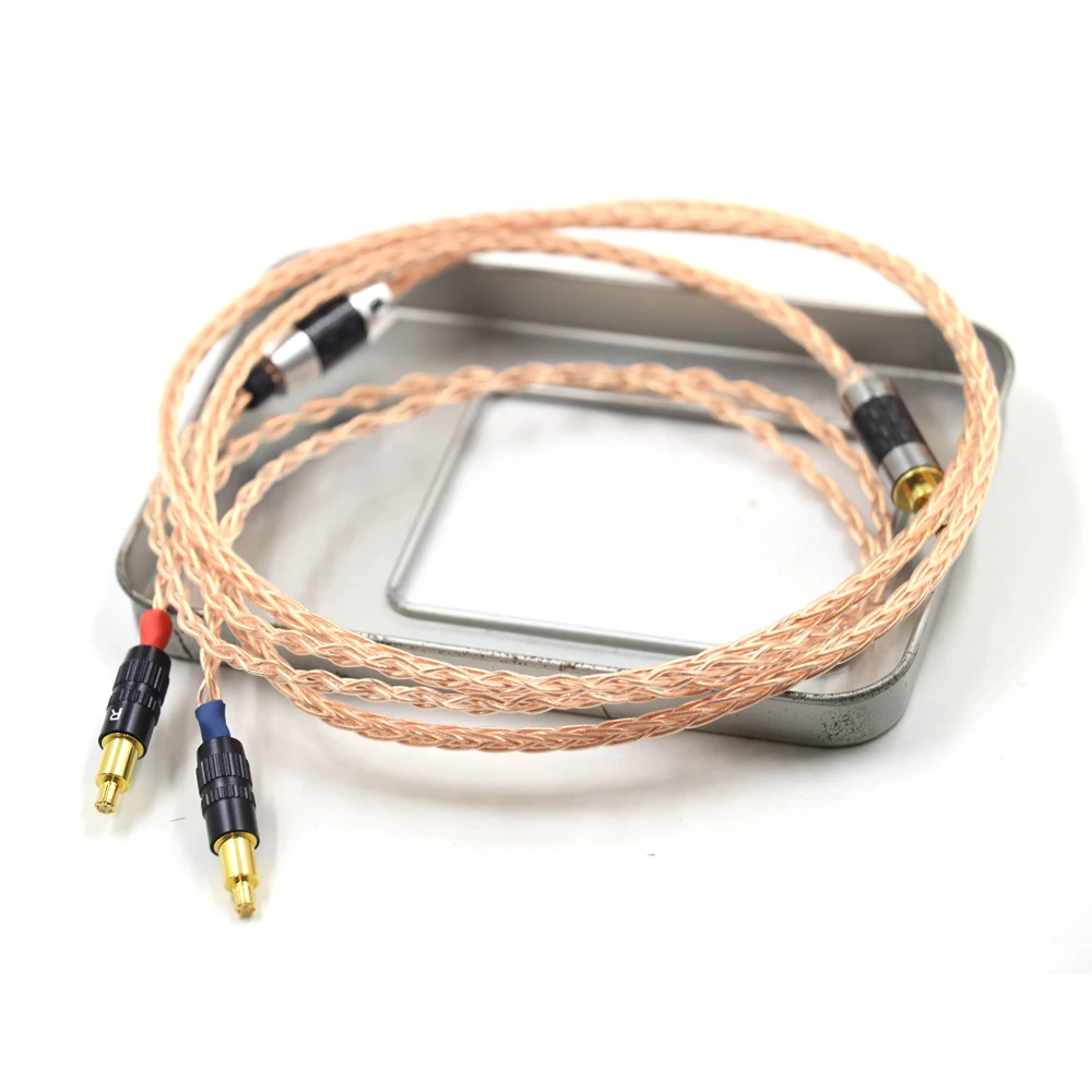 NEW Single Crystal Pure Copper  Headphone Upgrade Cable Cord For Technica ATH- AP2000Ti 750 770H 990H ADX5000 MSR7B Headset