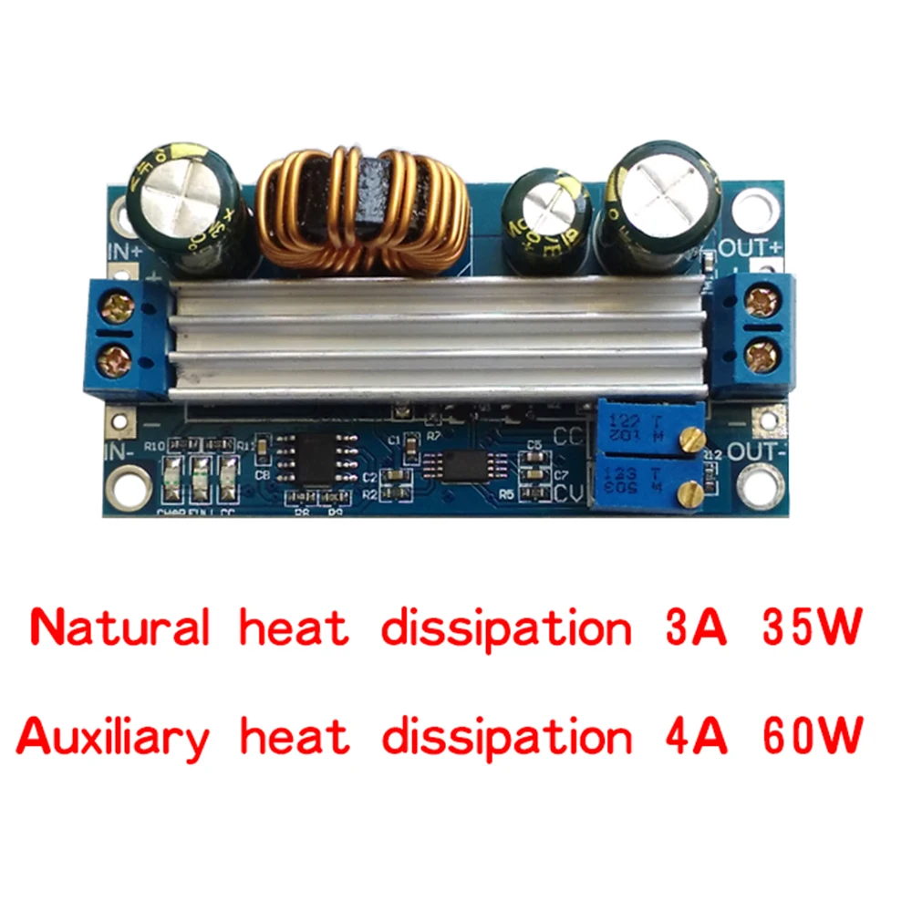 CC CV Adjustable 3A 35W DC 5 -30V to DC 0.5 -30V Step Up Down Buck Boost Converter Power Supply Module Voltage Regulator