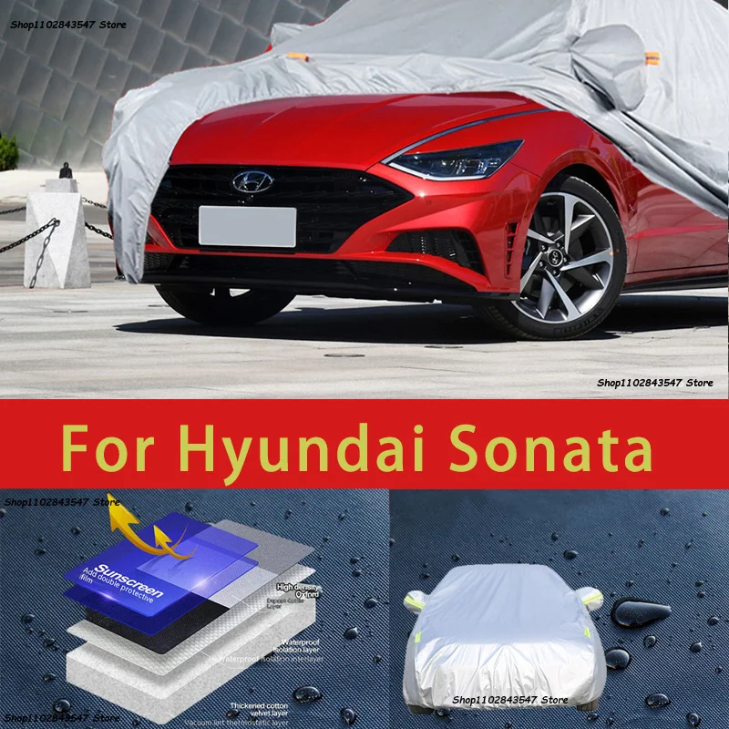 

For Hyundai Sonata Car protective cover, sun protection, cooling protection, car clothing, car paint protection auto