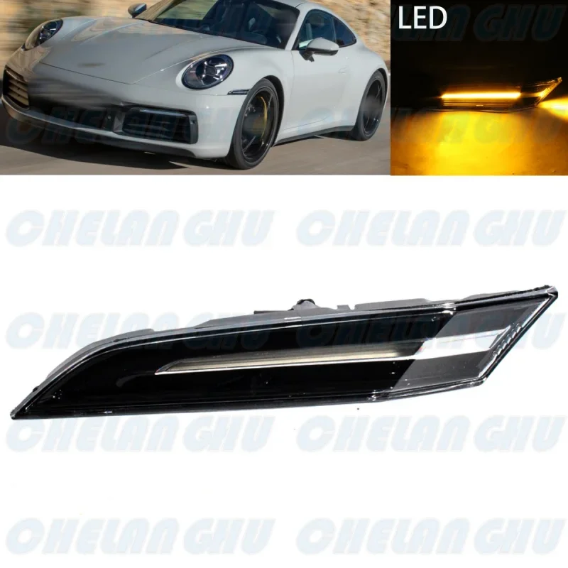 For Porsche 911 992 2020 2021 2022 2023 2024 Left Side Marker LED Turn Signal Light Lamp Repeater 992953041C