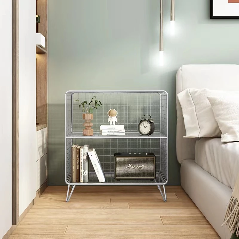 Floating Shelf Unit - Industrial Bookcase for Bedroom, Corner Storage with Wheels, 3-Tier Display Stand for Living Room