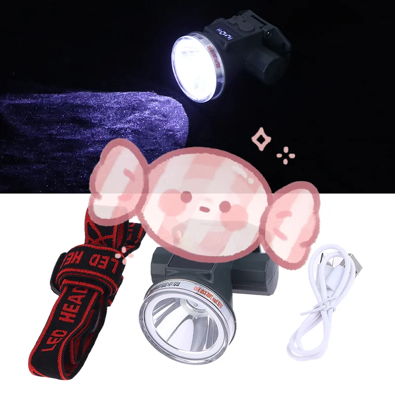 

Multi-functional Ultra-bright Long-range Lamp Type-C Charging Household Outdoor Emergency Portable Small Waterproof Headlamp