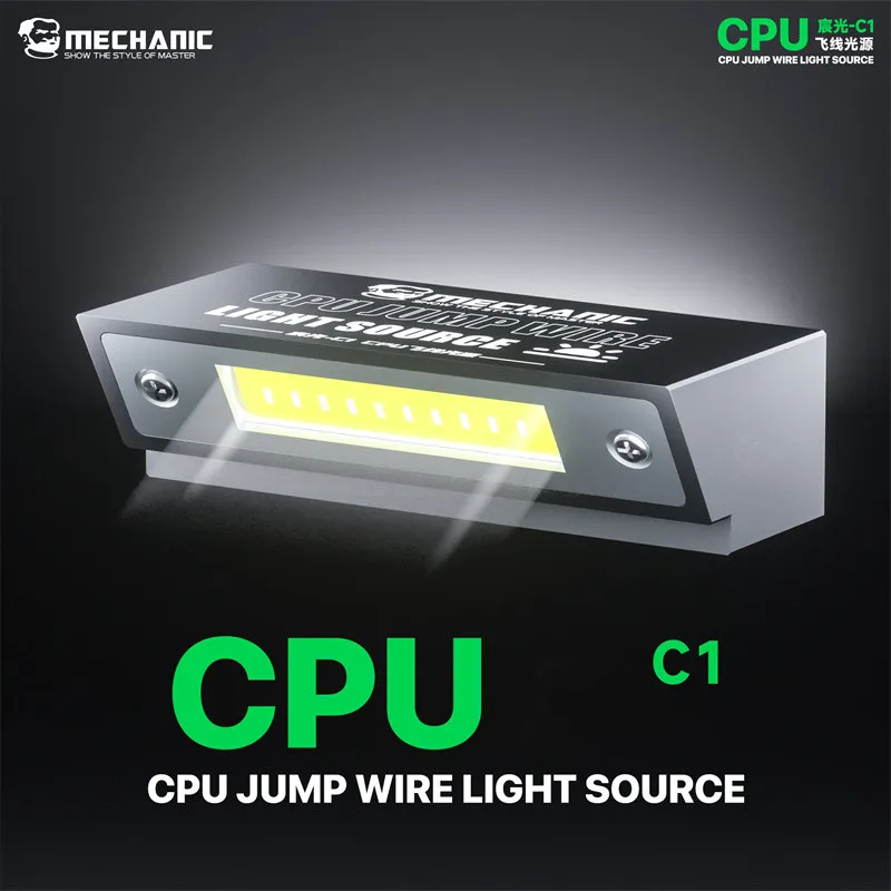 MECHANIC C1 Mini Chip Jumping Wire Fill Light for Phone Motherboard CPU Flying Wire Soldering Repair Microscope Workbench