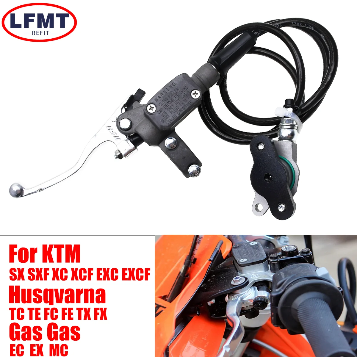 

Motorcycle Accessories Hydraulic Clutch Master Cylinder Oil Hose Pipe For KTM XC XCW SX SXF EXC EXCF125 250 300 450 500 2008-24