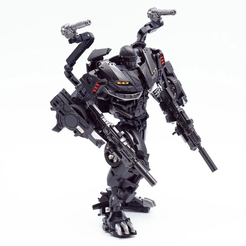 Transformation Spielzeug PT-12 Drei-Change Warrior Black Ninja Hot-Breaking Action Charakter Modell Original Box Sammlung Geschenk