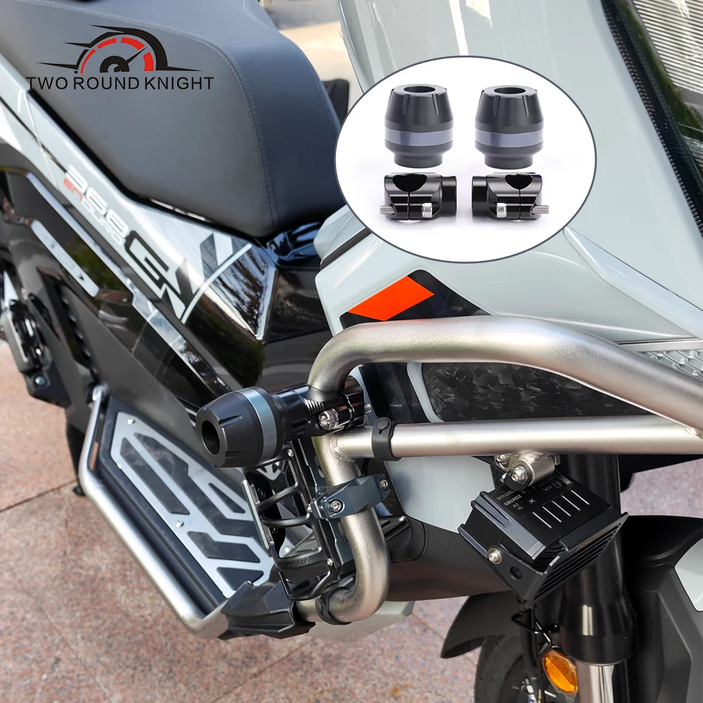 CNC Universal Motorrad Zubehör Anti-drop ball rahmen körper anti-drop bar rohr klemme anti-herbst stange stoßstange für Zontes 368G