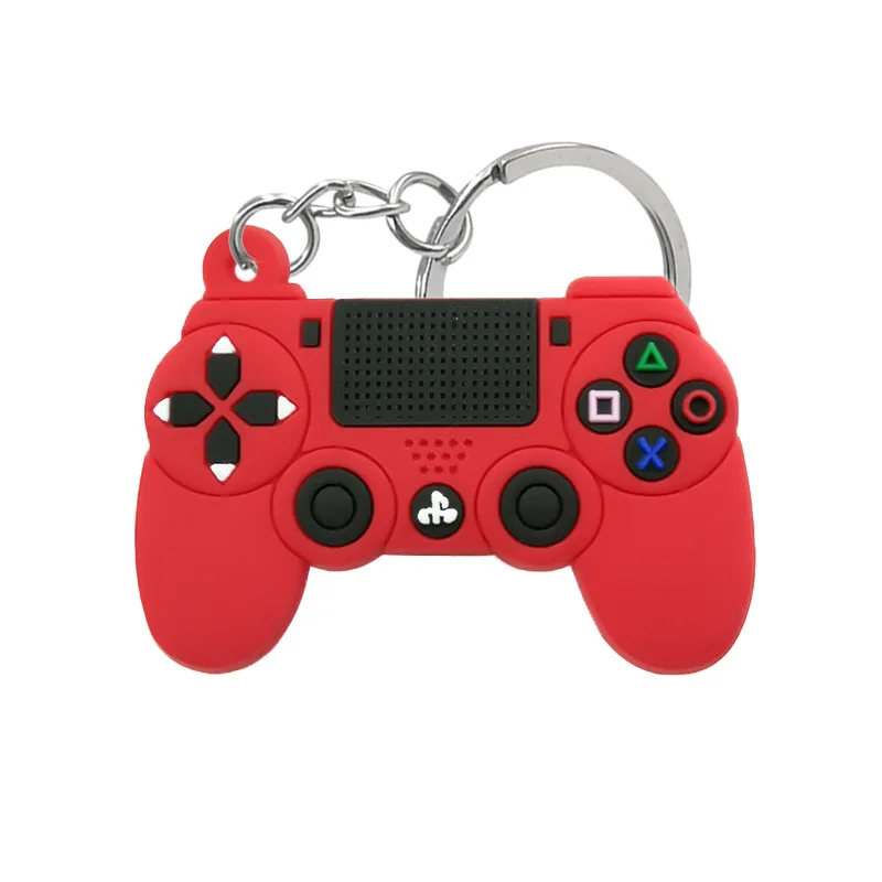 1PCS PVC New Style Game Machine Keychain & Keyring Cute Gamepad Joystick Chain Keychains Bag Car Hanging Fit Men Boy Keys 2022