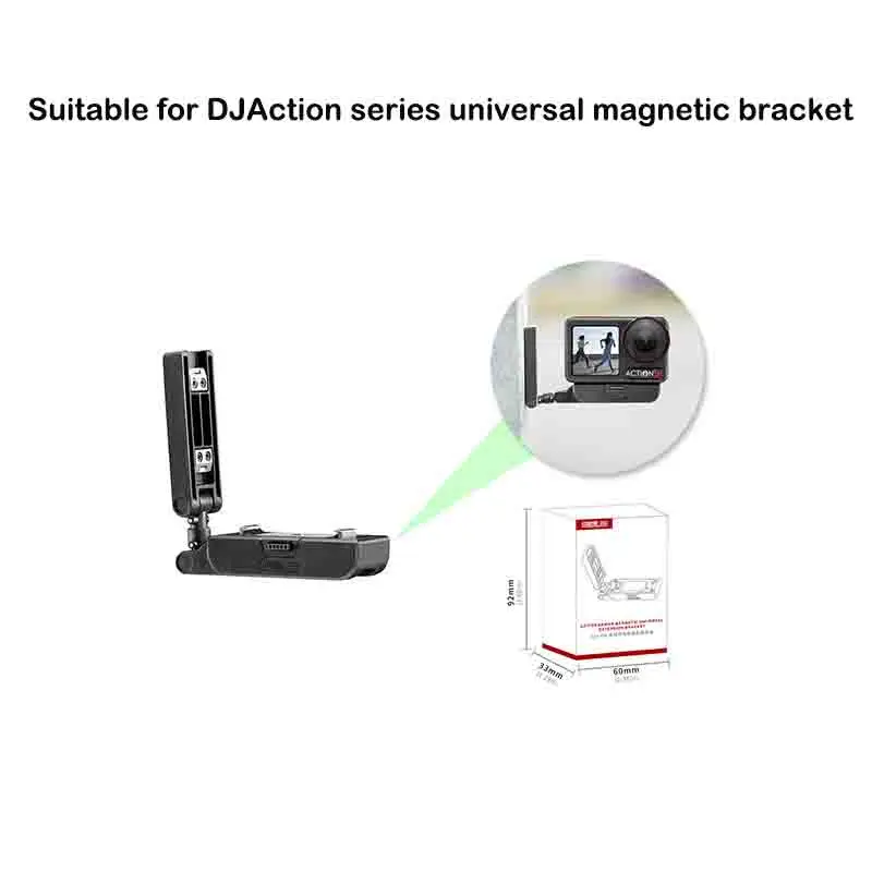 

Универсальное магнитное крепление для DJI Action 4 3/5 Pro/Osmo 360, быстроразъемный адаптер, расширительная подставка, аксессуары для камеры