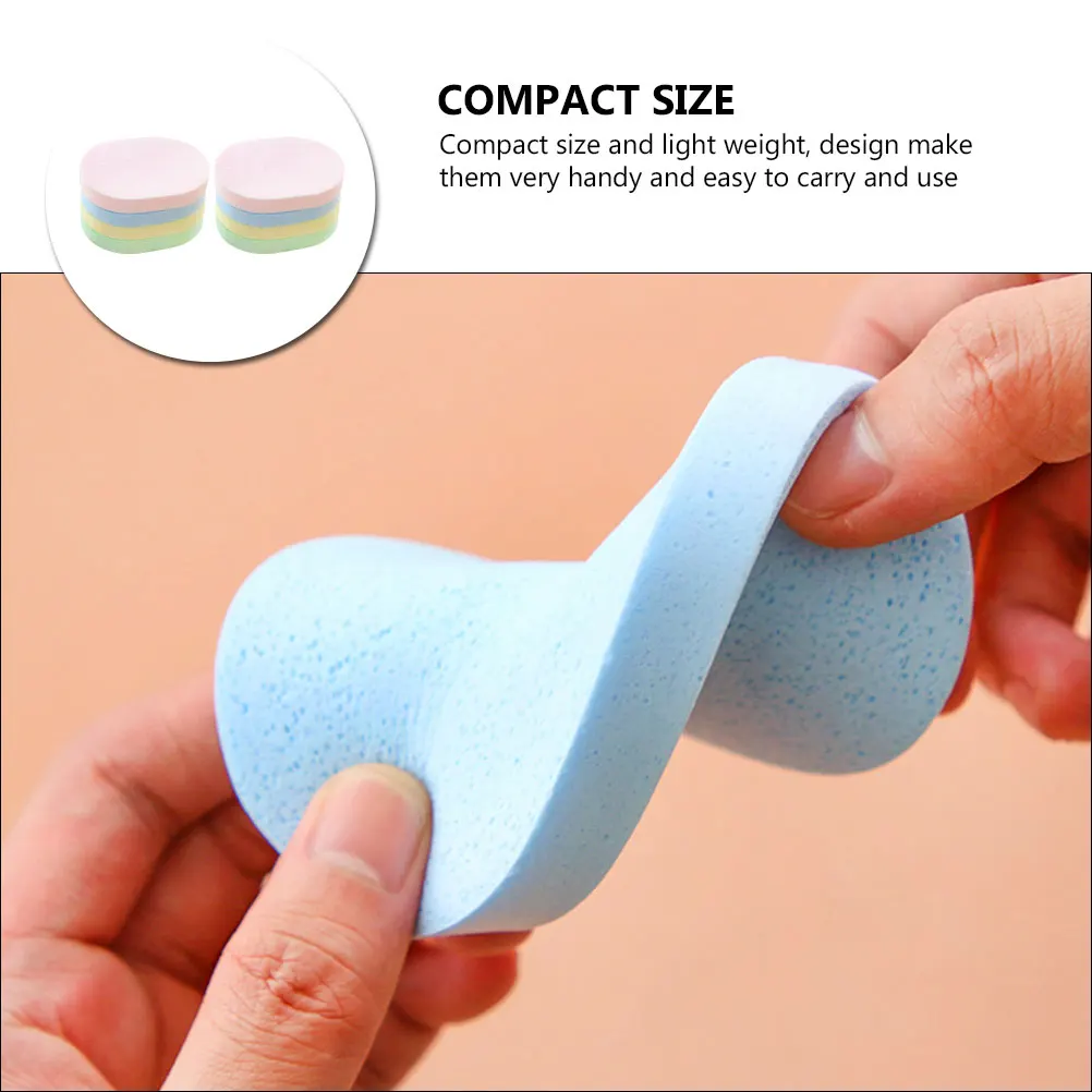 8 Stück Gesichts-Peeling-Schwämme, geschmeidig, schnell, Gesichts-Tiefenreinigung, Poren, Hautpflege, Waschwerkzeuge