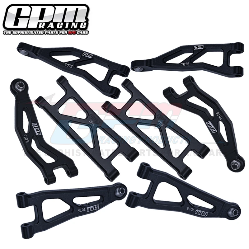 GPM Alu 7075 Front And Rear Suspension Arms Set For ARRMA 1/18 Granite Grom Mega