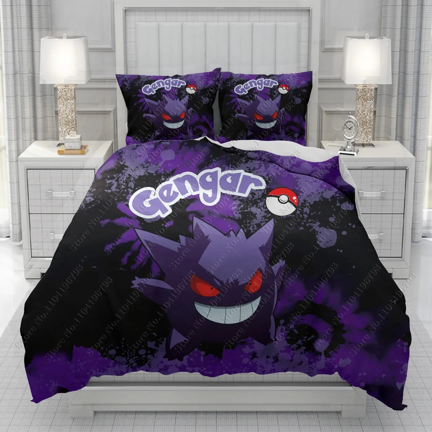 set-di-biancheria-da-letto-con-copripiumino-e-federe-gengar-cartoon-decorazione-per-camera-da-letto-bambini-misura-singola-e-doppia