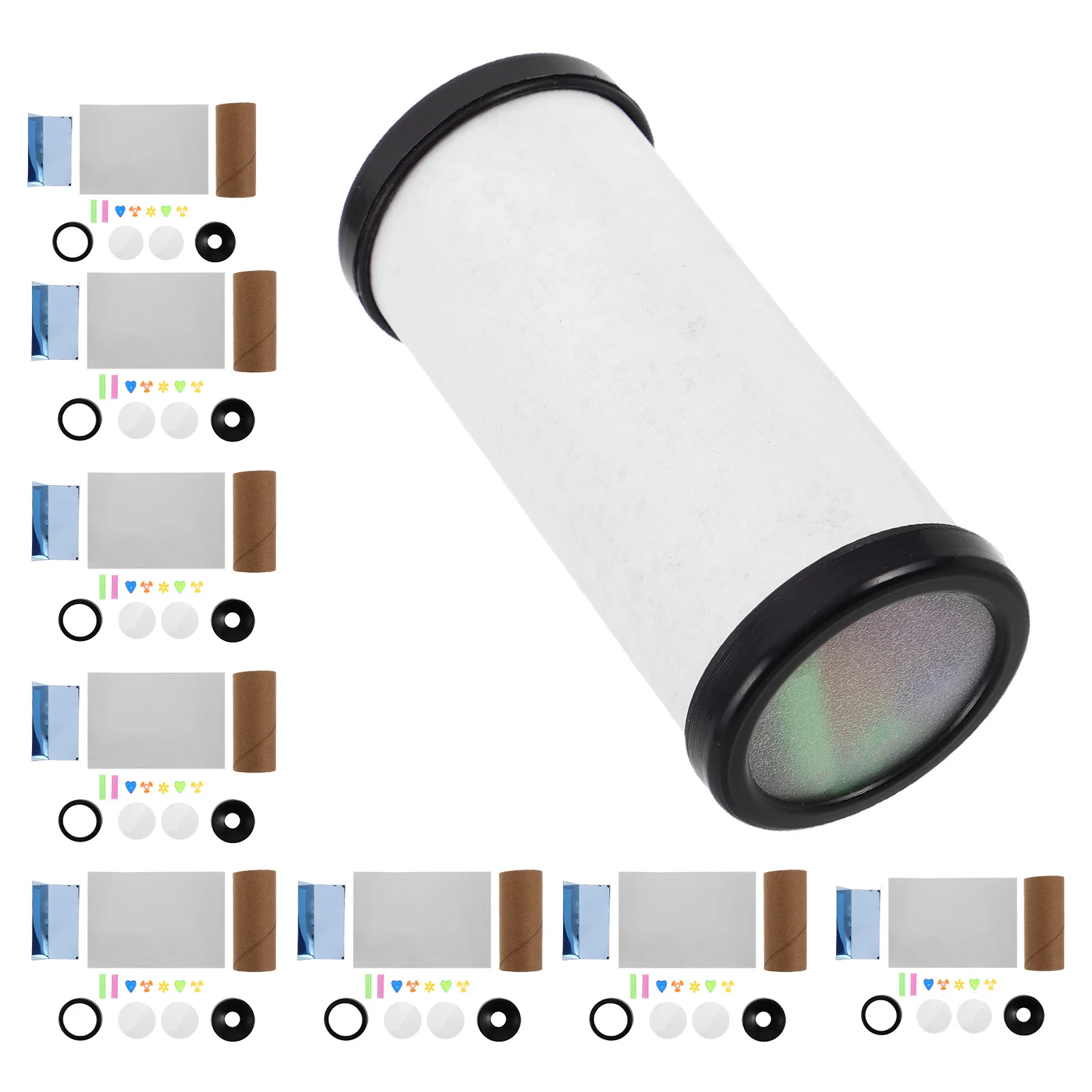 

10 наборов маленьких калейдоскопов для самостоятельной сборки, портативный набор для творчества из бумаги и пластика для детей, развивающий набор для наблюдения, творчества и обучения, веселое занятие