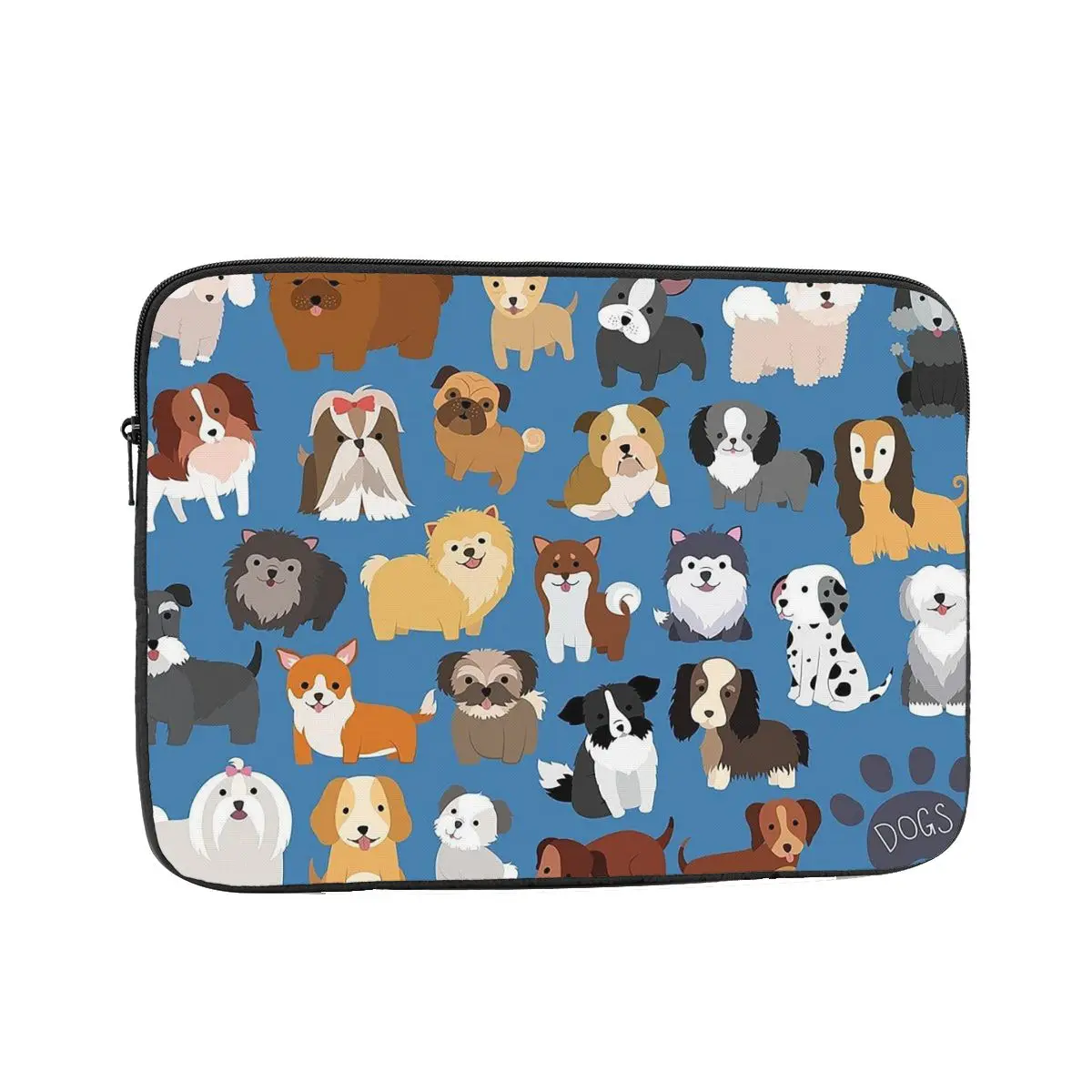 Cartoon Dog Notebook Laptop Bag Case Pouch 10 12 13 15 17 Inch For Macbook Air Pro Tablet Shockproof Case Bag