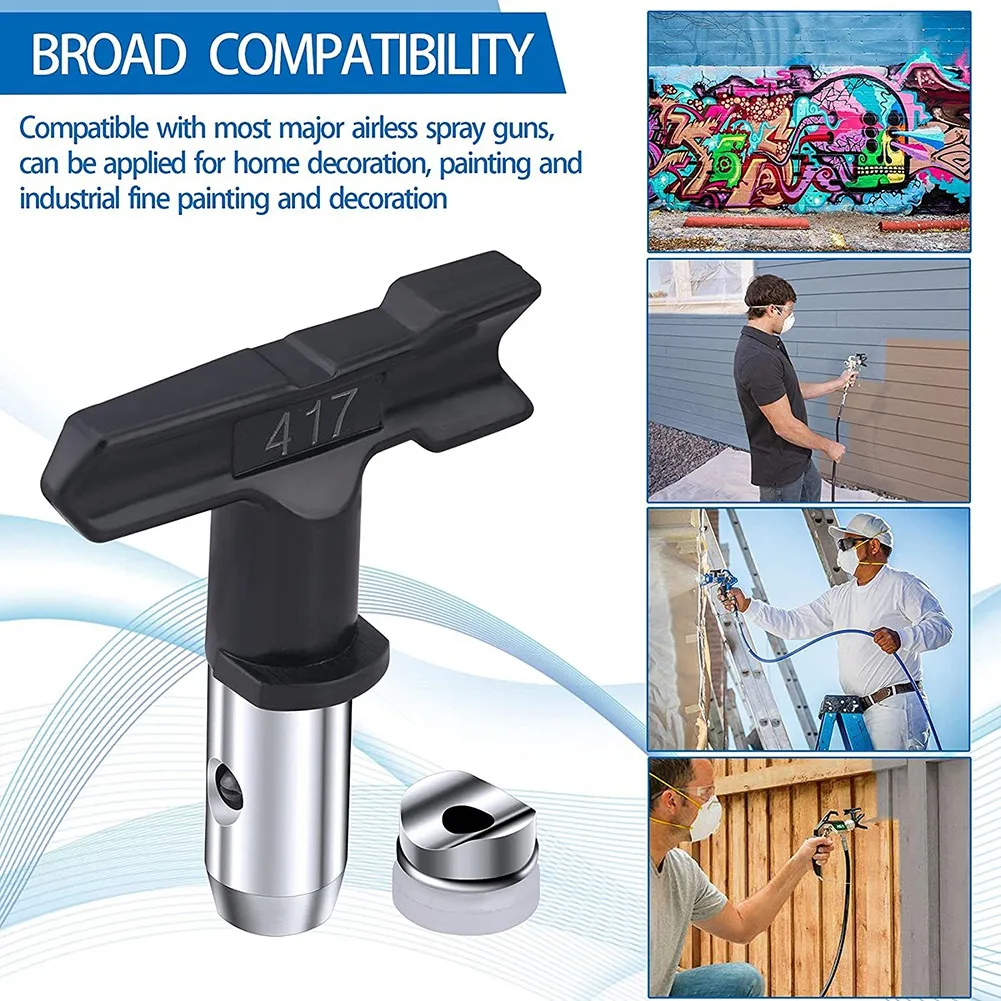 4Pcs Reversible Airless Paint Sprayer Nozzle Tips Airless Sprayer Spraying Machine Parts(215 315 417 523)