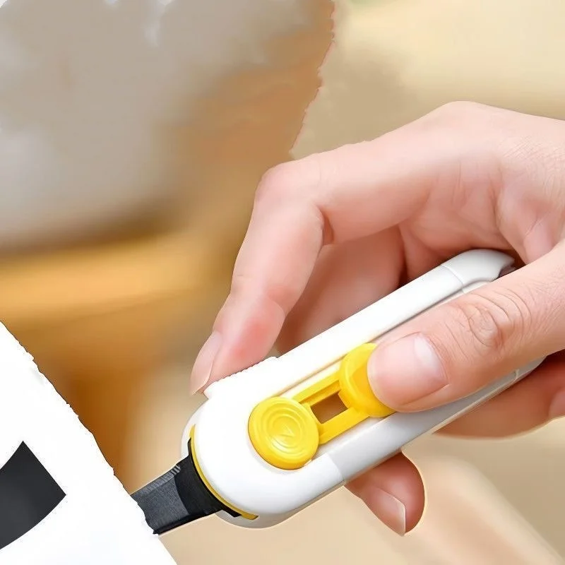 سكين فتح البريد المغناطيسي متعدد الوظائف المحمولة ساعي فتح السكاكين قابل للسحب الذاتي قفل انتعاش الفن سكين أداة