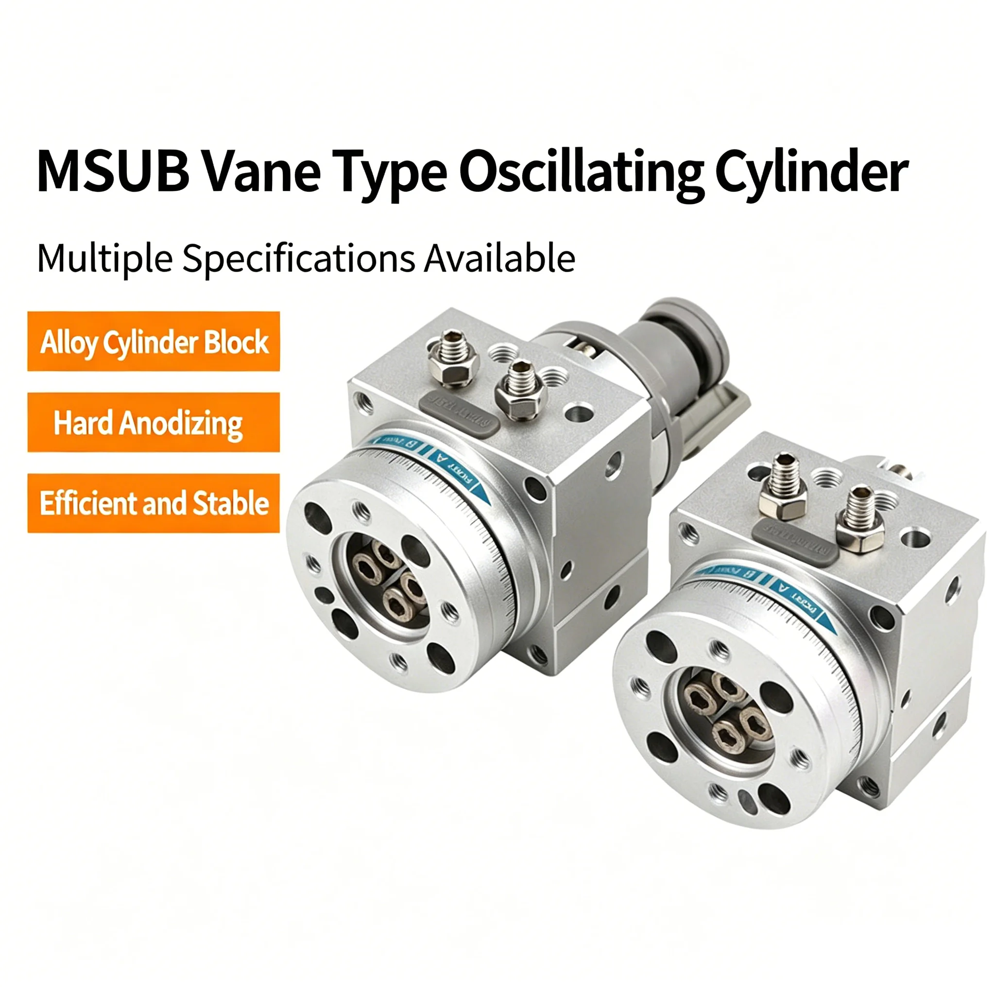 MSUB Side ported type MSU Rotary Table/Pneumatic Cylinder MDSUB 1 3 7 20-90S 180S  MSUA MDSUA 1 3 7 20-90S 180S
