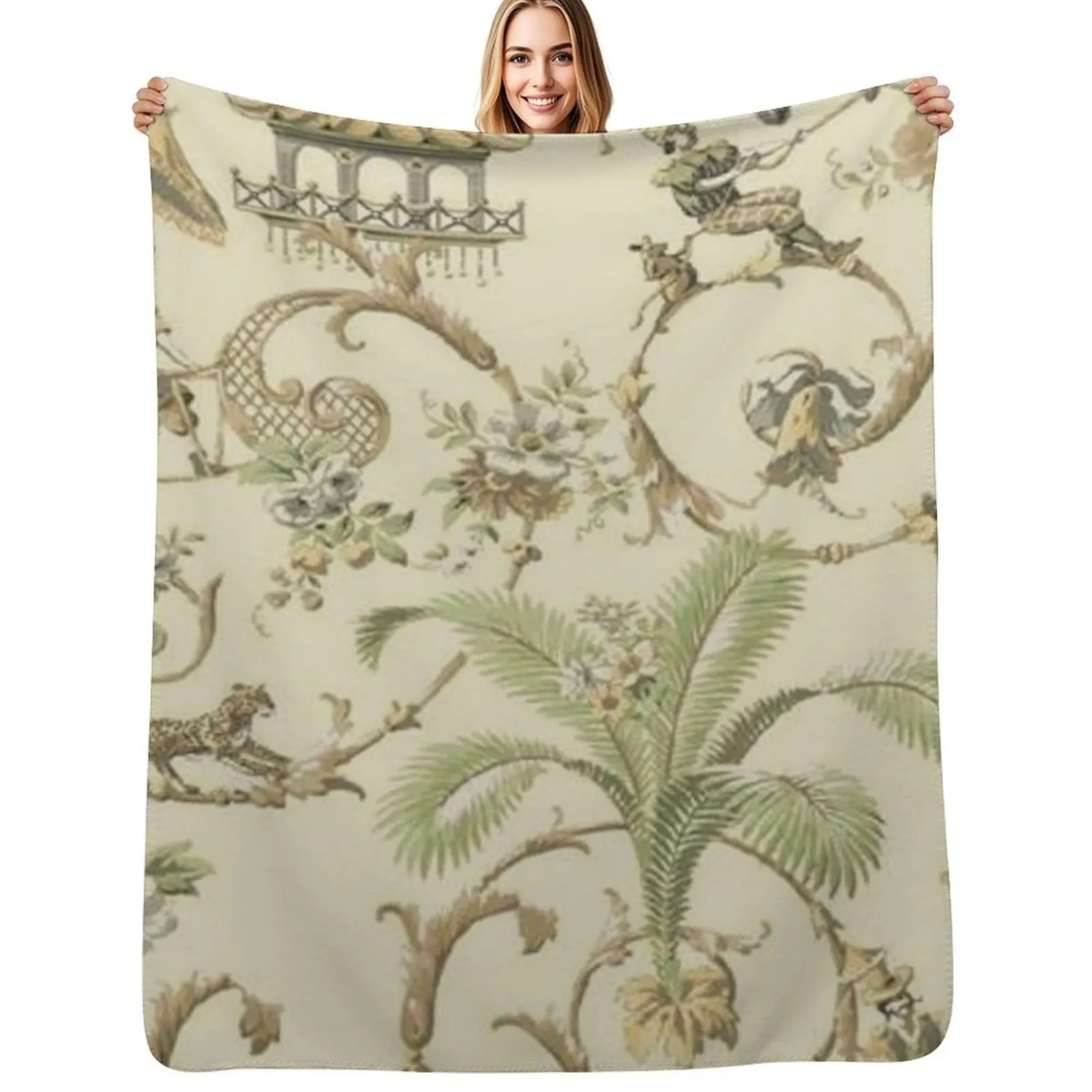 

Mandarin Heights Throw Blanket Air Conditioner Soft Blanket for Office Home