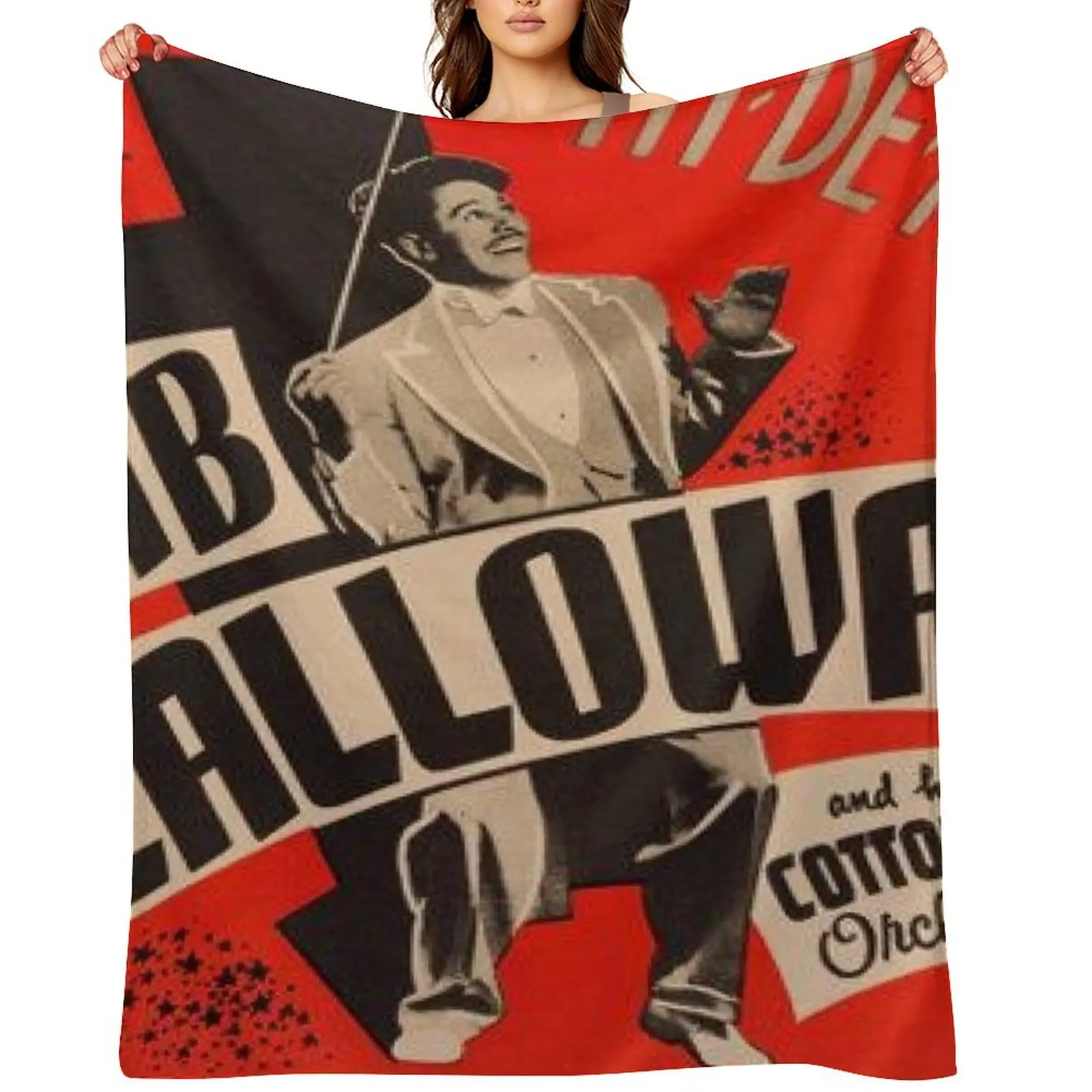 

HI-DI-HO Cab Calloway Throw Blanket Travel Softest Sleeping Bag blankets and throws Blankets