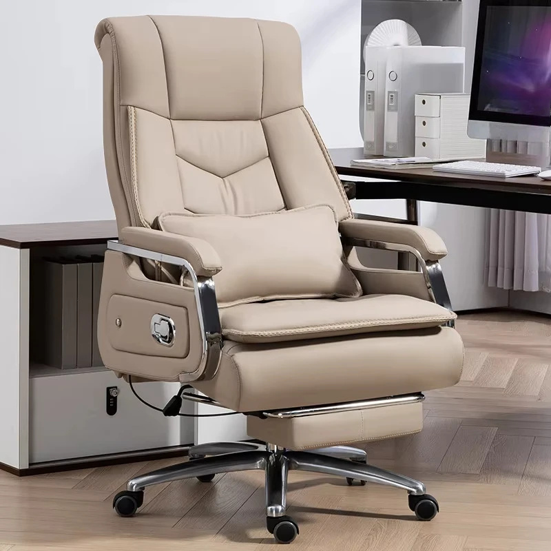 

Boss Administrative Office Chair cat Scratch Leather Ergonomic Design, Comfortable Lumbar Support, Massage Chair